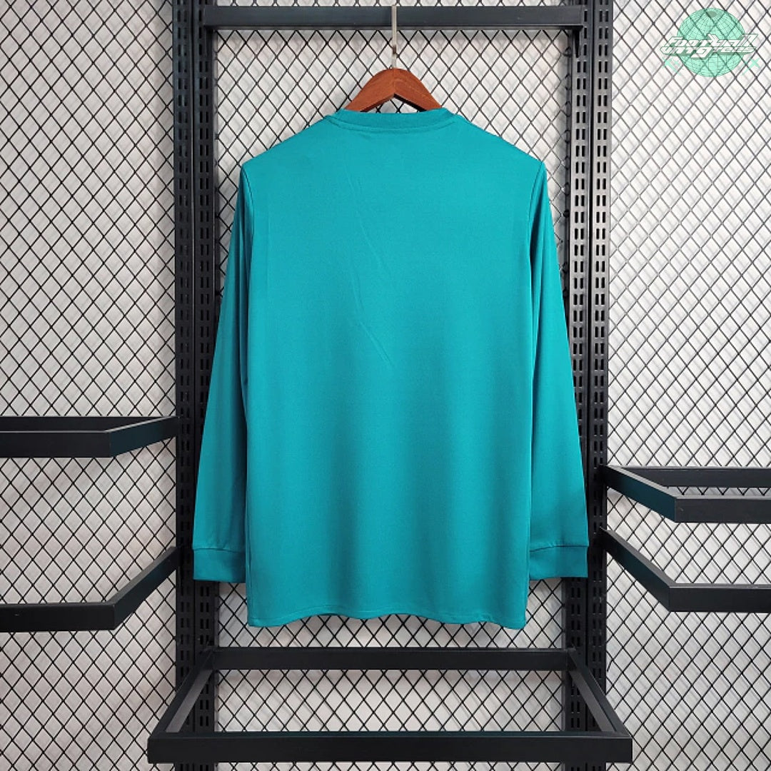 Real Madrid 2017/18 Vintage Long Sleeve Third Jersey
