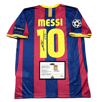 *Messi Signed* Barcelona 2011 "UCL FINAL" Home Jersey